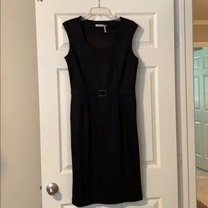 Black/Dark Gray Work Dress
